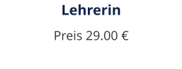 Lehrerin Preis 29.00 €