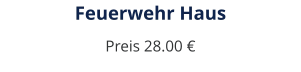 Feuerwehr Haus Preis 28.00 €